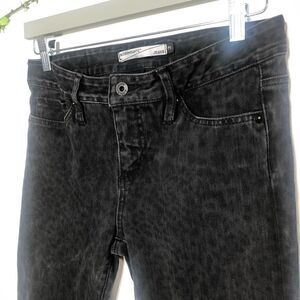 Modern Saints Black Animal Print Skinny Jeans